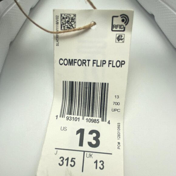 **NEW** ADIDAS COMFORT FLIP FLOP BLACK/WHITE US MEN\'S VARIOUS SIZE main image 4